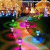 Priddop Solar Pathway Lights Waterproof Garden Outdoor-8