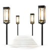 Solar Pathway Lights Modern Design Cool Warm White Outdoor-4