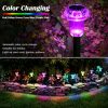 Priddop Solar Pathway Lights Waterproof Garden Outdoor-4
