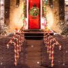 Joiedomi Pre-lit Candy Cane Pathway Markers Outdoor-6