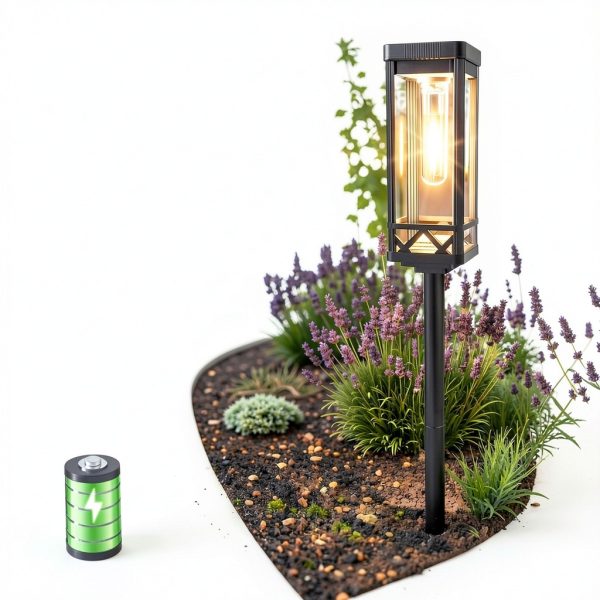 Solar Pathway Lights Modern Design Cool Warm White Outdoor-1