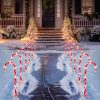 Joiedomi Pre-lit Candy Cane Pathway Markers Outdoor-5