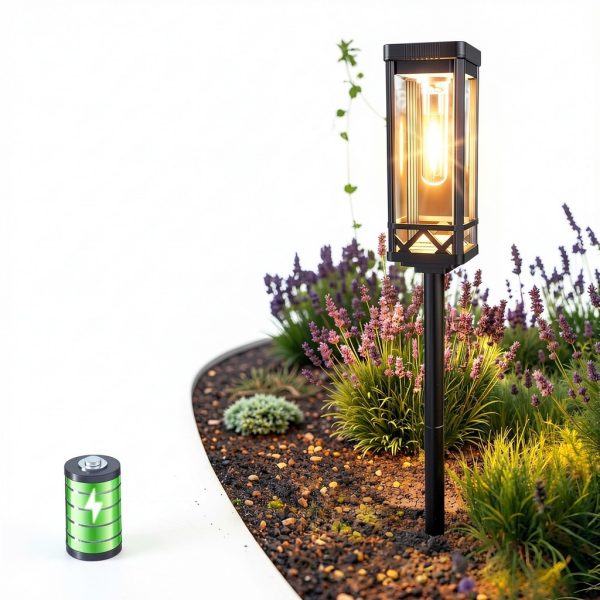 Pavo Solar Pathway Lights Modern Design Waterproof Outdoor-1