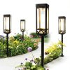 Solar Pathway Lights Modern Design Cool Warm White Outdoor-0