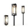 Solar Pathway Lights Modern Design Cool Warm White Outdoor-5