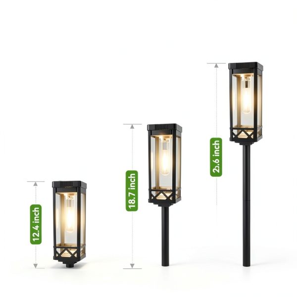 Pavo Solar Pathway Lights Modern Design Waterproof Outdoor-5