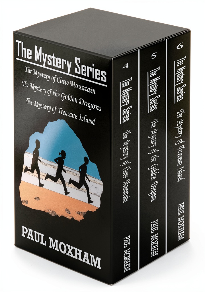 Children reading The Mystery Series Collection Book 2 on a Kindle device