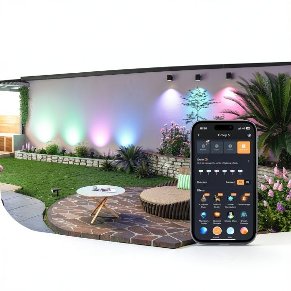 Linkind Smart Solar Spotlight App Control Color Changing-1
