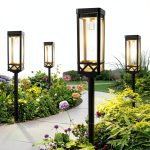 Pavo Solar Pathway Lights Modern Design Waterproof Outdoor-0