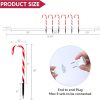 Joiedomi Pre-lit Candy Cane Pathway Markers Outdoor-4