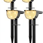 Solar Outdoor Spotlights GKGG White Waterproof-0