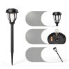 DERAYSION Solar Path Light Warm White Rustic Outdoor Garden-3