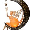 Solar Fairy Light Vuees Metal Stake Warm Gold-0