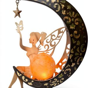 Solar Fairy Light Vuees Metal Stake Warm Gold-0
