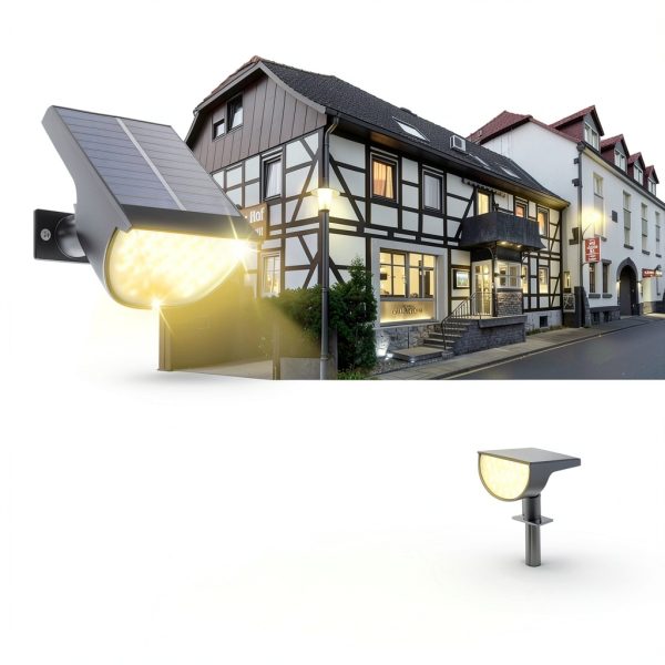 Solar Outdoor Spotlights GKGG White Waterproof-3