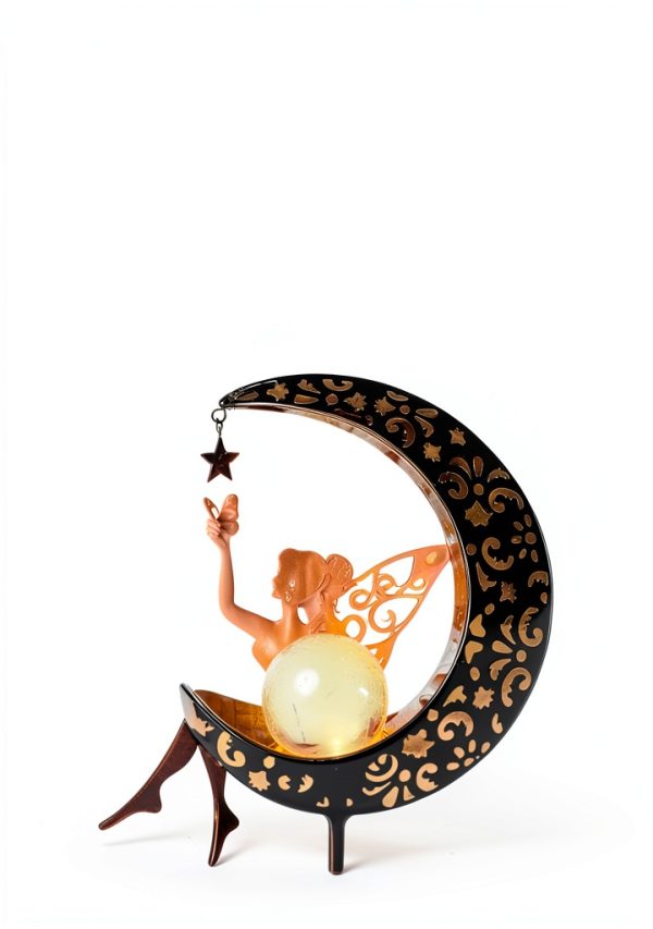 Solar Fairy Light Vuees Metal Stake Warm Gold-3