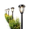 DERAYSION Solar Path Light Warm White Rustic Outdoor Garden-6