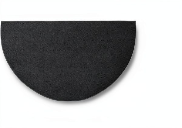 63″x37″ Extra Large Half Round Fireproof Fireplace Mat Hearth Area Rug - Fire Retardant Fiberglass Carpet - Fire Flame Resistant Floor Covering Protection Pad Non-Slip Floor Protector-2