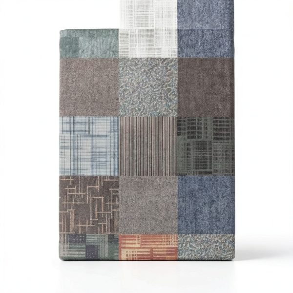 Assorted Carpet Tile 24x24 4URFloor 96sqft Low Pile Peel‑and‑Stick-0