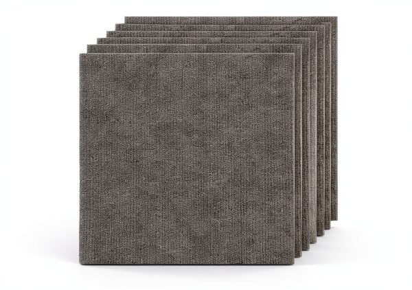 36PCS Peel and Stick Carpet Tiles 12”x12” Self Adhesive Carpet Squares for Basement for Concrete Floor Non Skid Tiles Clearance on Indoor Outdoor Squares Commercial Grey-0