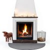 63″x37″ Extra Large Half Round Fireproof Fireplace Mat Hearth Area Rug - Fire Retardant Fiberglass Carpet - Fire Flame Resistant Floor Covering Protection Pad Non-Slip Floor Protector-4