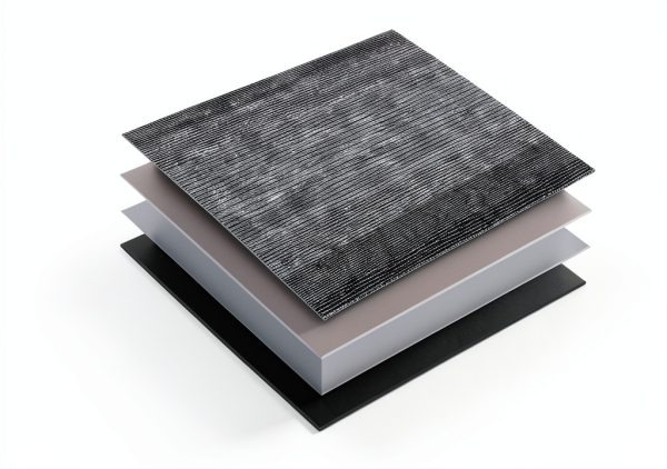 LITA Carpet Tiles Gradual Gray 24x24 18‑Tile Non‑Slip for Home-4