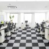 Carpet Tile 12x12 Self Adhesive 10 Pack Light Gray by Yskzyz-2