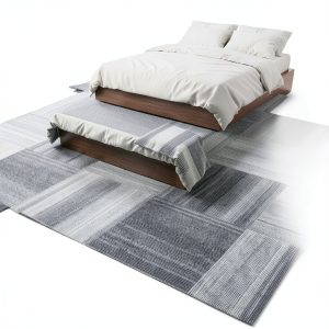 LITA Carpet Tiles Gradual Gray 24x24 18‑Tile Non‑Slip for Home-0